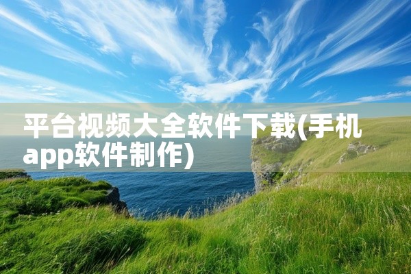 平台视频大全软件下载